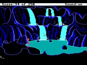 Space Quest 2 Underground Lake