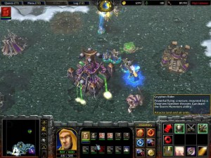 Warcraft 3 Frostmourne Purple Base