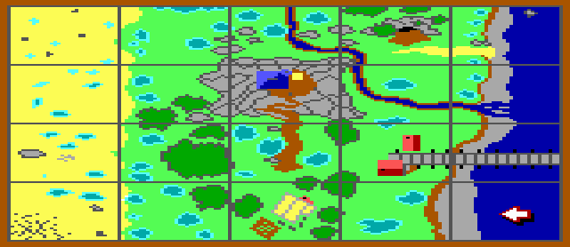 King's Quest 3 Map