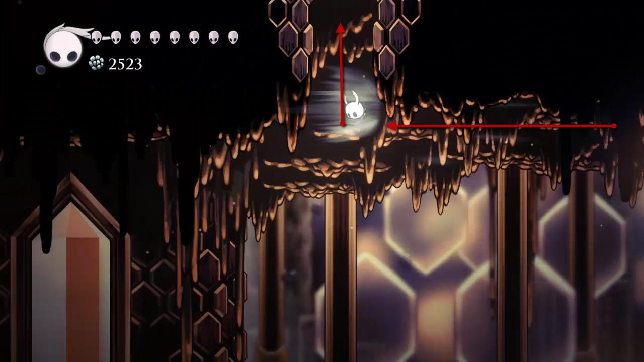 the hive hollow knight map