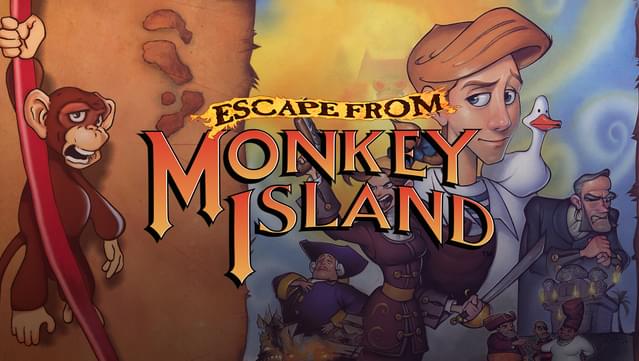 escape from monkey island parrots
