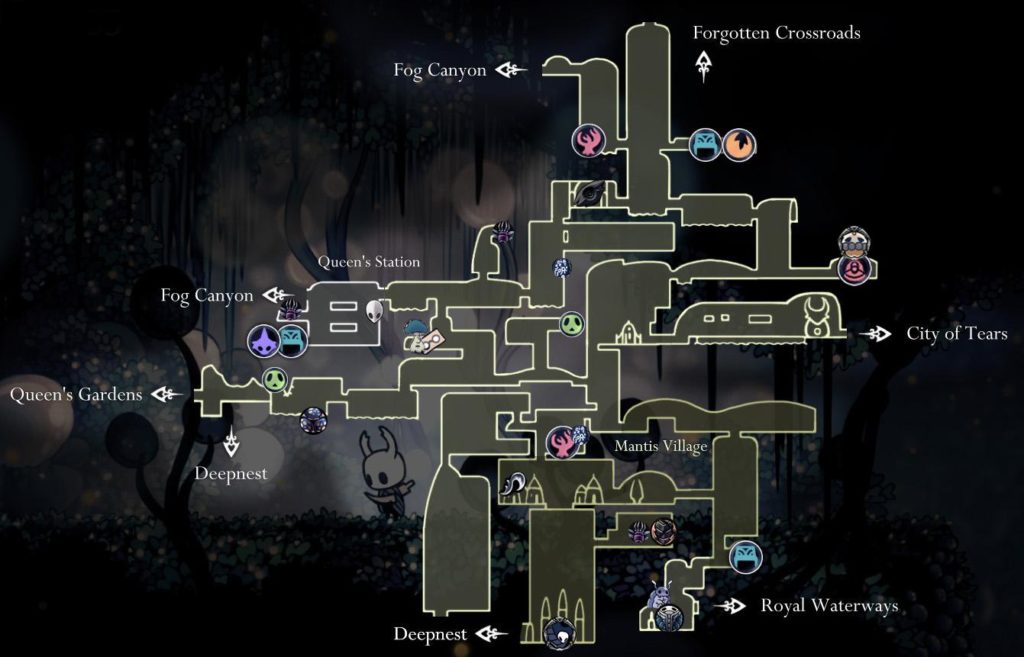 hollow knight city of tears map
